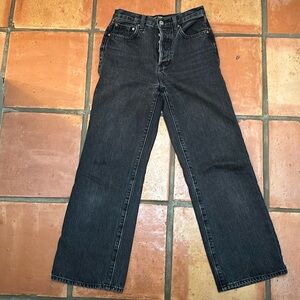 Denim Forum Charcoal Flare Jeans